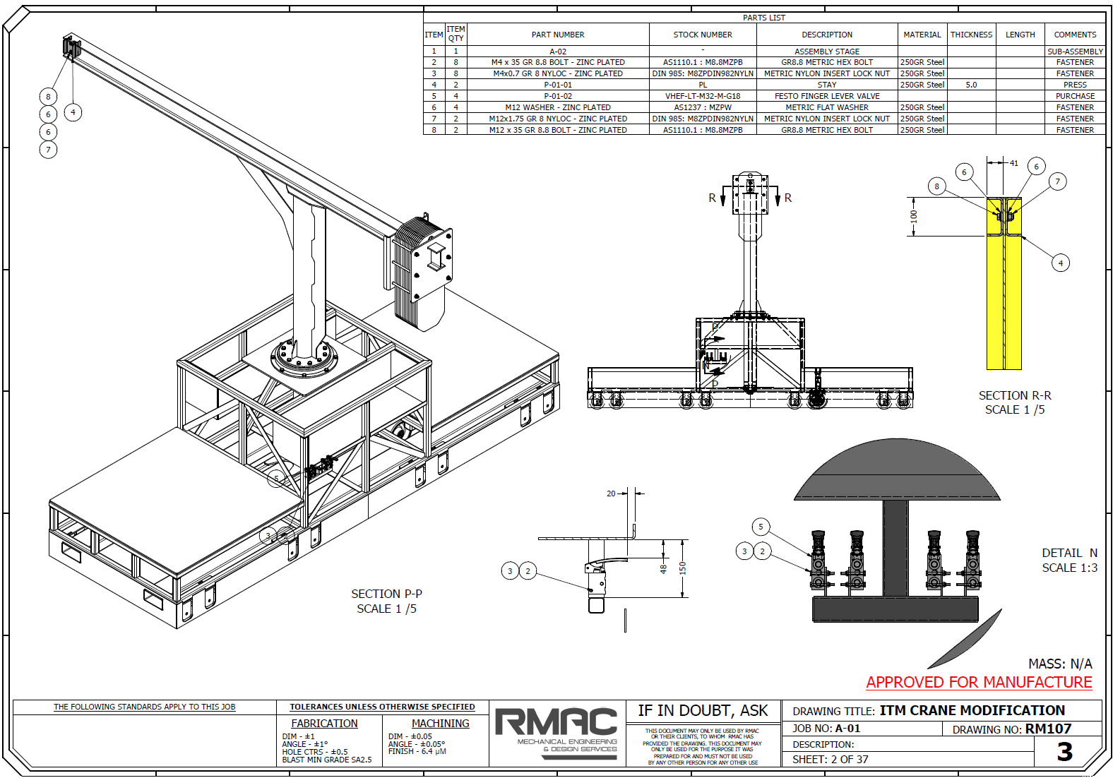 Engineering certification documentation